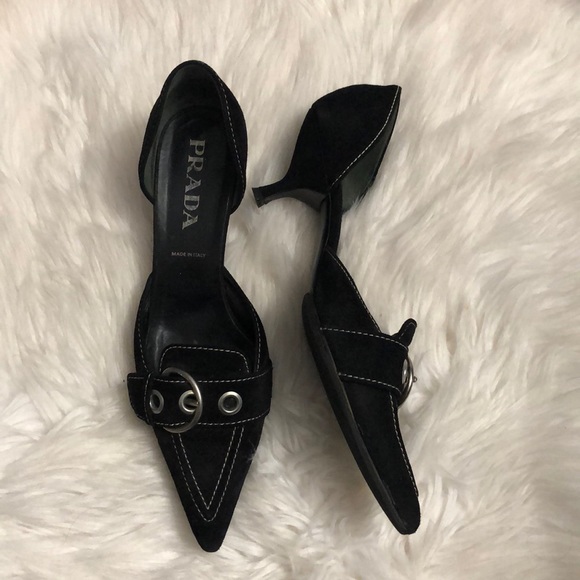 🌺🌺🌺Prada shoes size 39 1/2 black - Picture 5 of 8